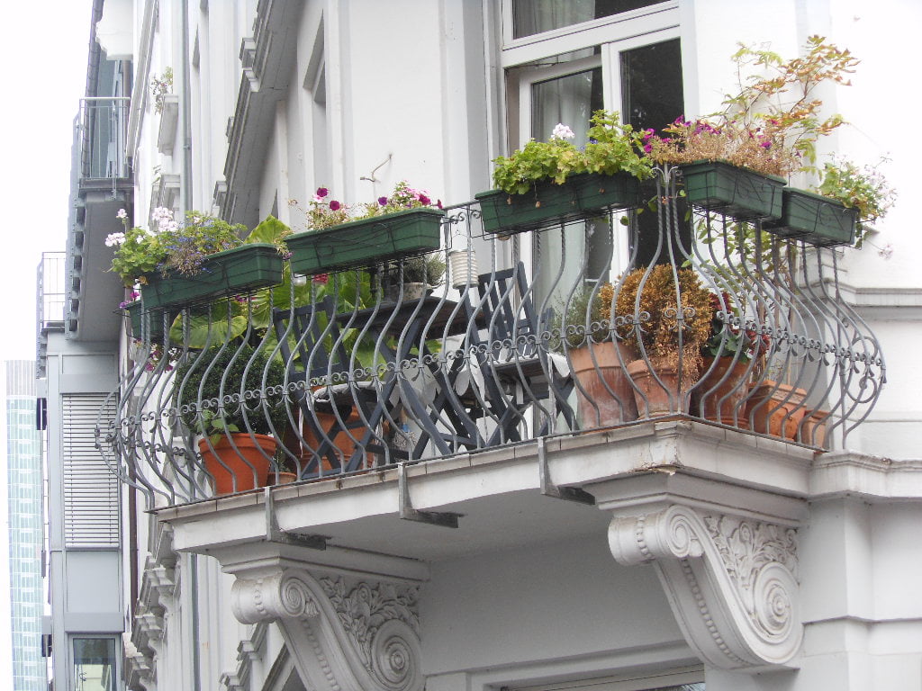 gradina din balcon