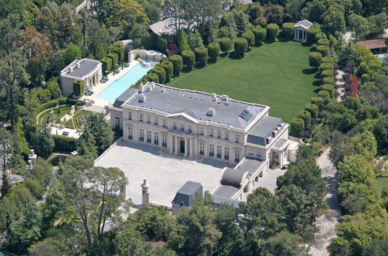 Metro Networks founder David Saperstein and his former wife Suzanne have just listed their Bel Air mansion for sale at $125 million.