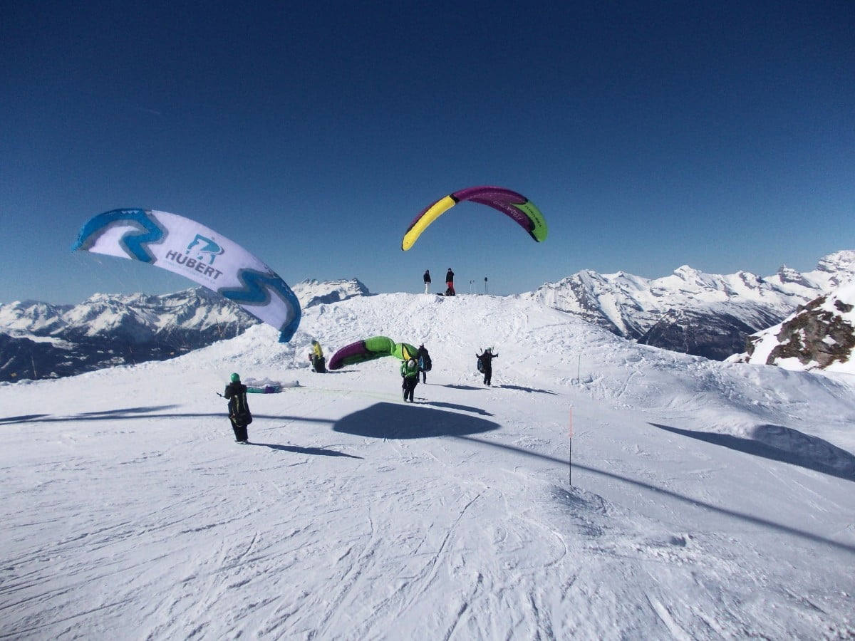 snowkiting