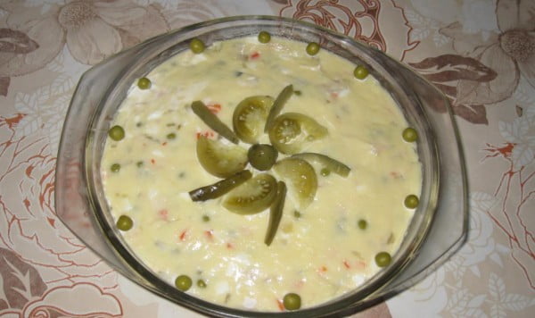 Salata de Boeuf - cu legume, carne si maioneza