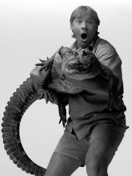 Steve Irwin și crocodilul